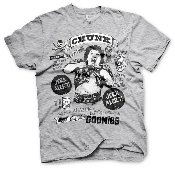 

Officially Licensed The Goonies - Chunk Jerk Alert Men's T-Shirt