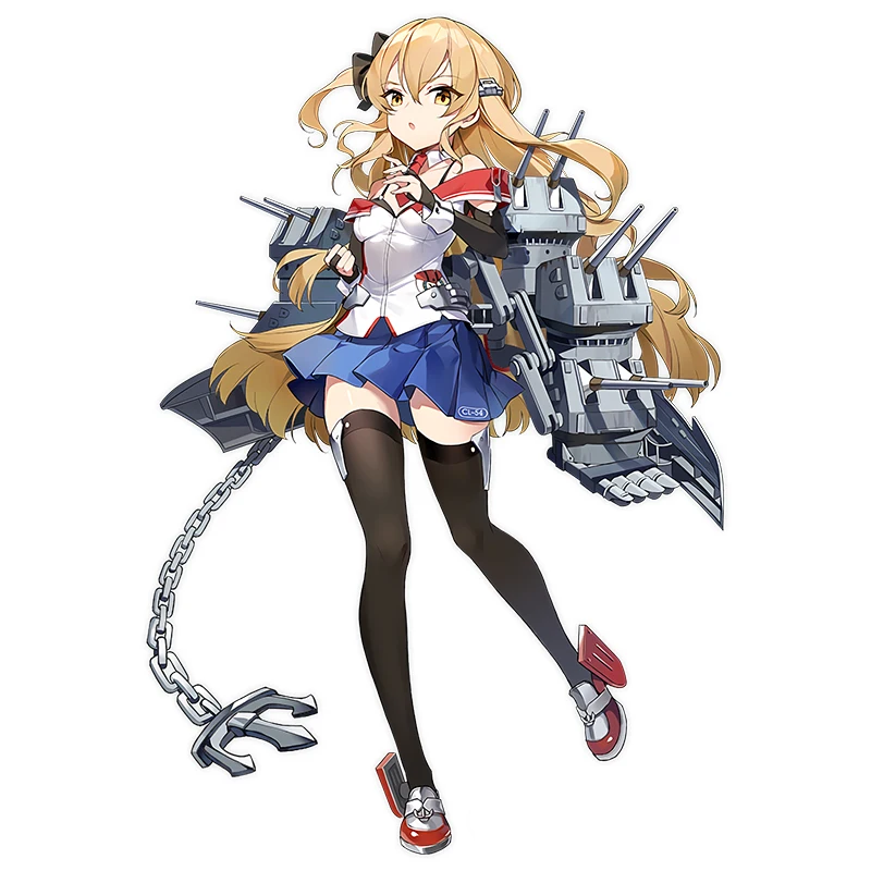 Три Ratels CYX15 самым функциональным целеуказателем Azur Lane IJN I19 ПВХ аниме стикер для
