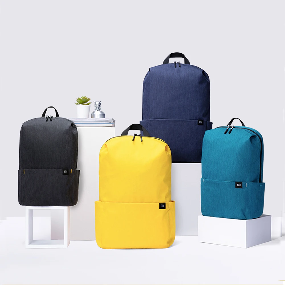 original xiaomi backpack 20l mi small backpack men women sports bag 15 6 inch laptop backpack casual school bag dropshipping free global shipping