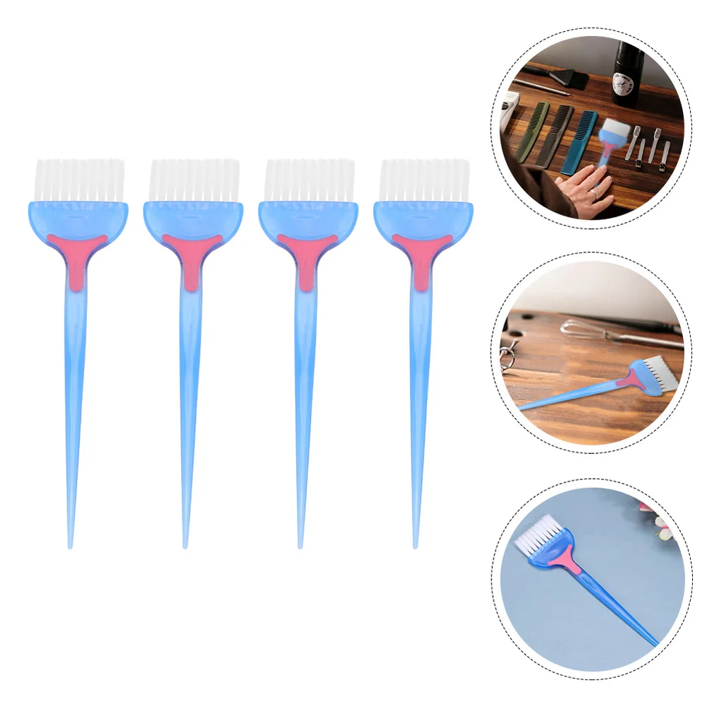 

4Pcs Hair Dye Coloring Brush Oiling Dyeing Comb Tool for Barbershop Home DIY