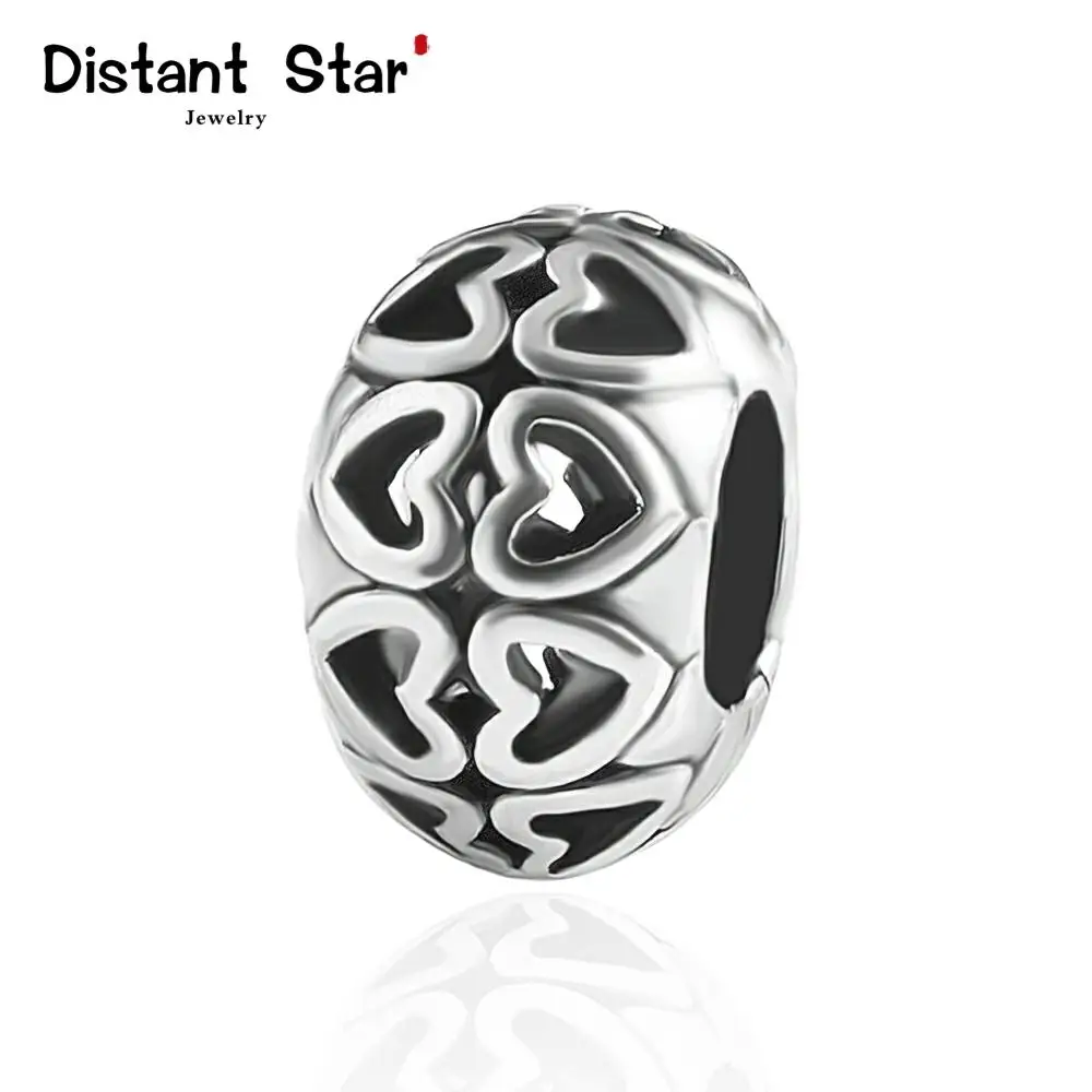 5 шт. изысканные европейские бусины в форме сердца Сделай Сам Изготовление