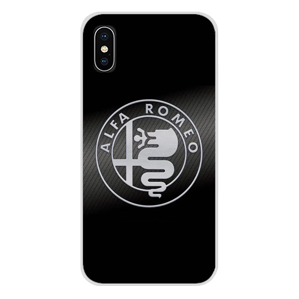 super car alfa romeo logo transparent soft shell cases for apple iphone x xr xs 11pro max 4s 5s 5c se 6s 7 8 plus ipod touch 5 6 free global shipping