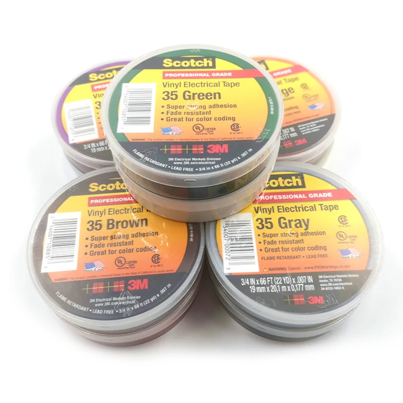 

Super35+ special anti-corrosion, anti-wear, acid and alkali resistant PVC electrical insulation tape orange