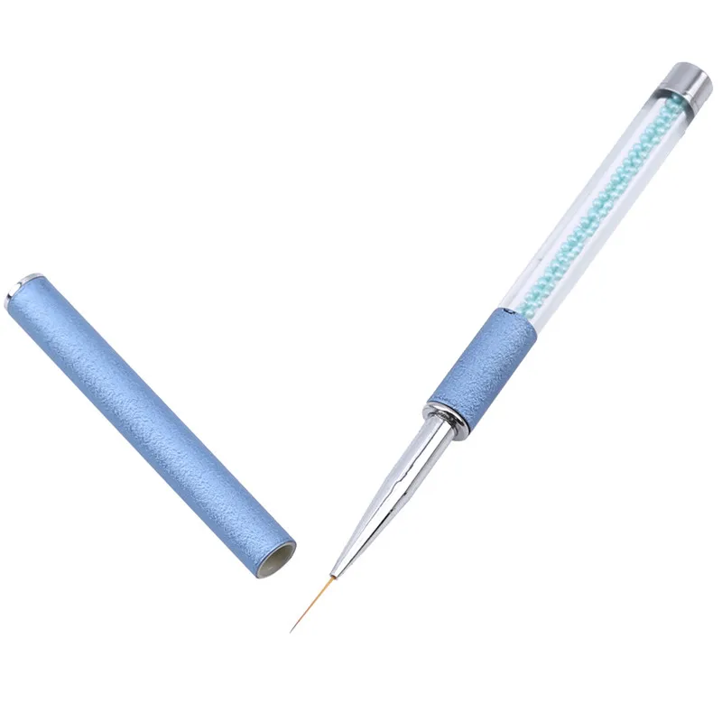 1PC перламутровый акриловый Фрезер для ногтей cо шлифовальными арт контурная