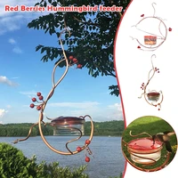 red berries hummingbird feeder with flame coppervines red mini blossom dream house birds house for little birds xh8z