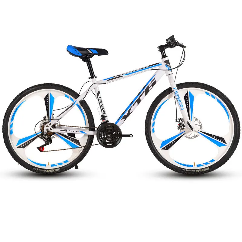 Günstig 24/26 Zoll Mountainbike Geschwindigkeit Doppel Shock Off-road Racing Student Erwachsene Fahrrad Männer Und Frauen Drei-messer Rad