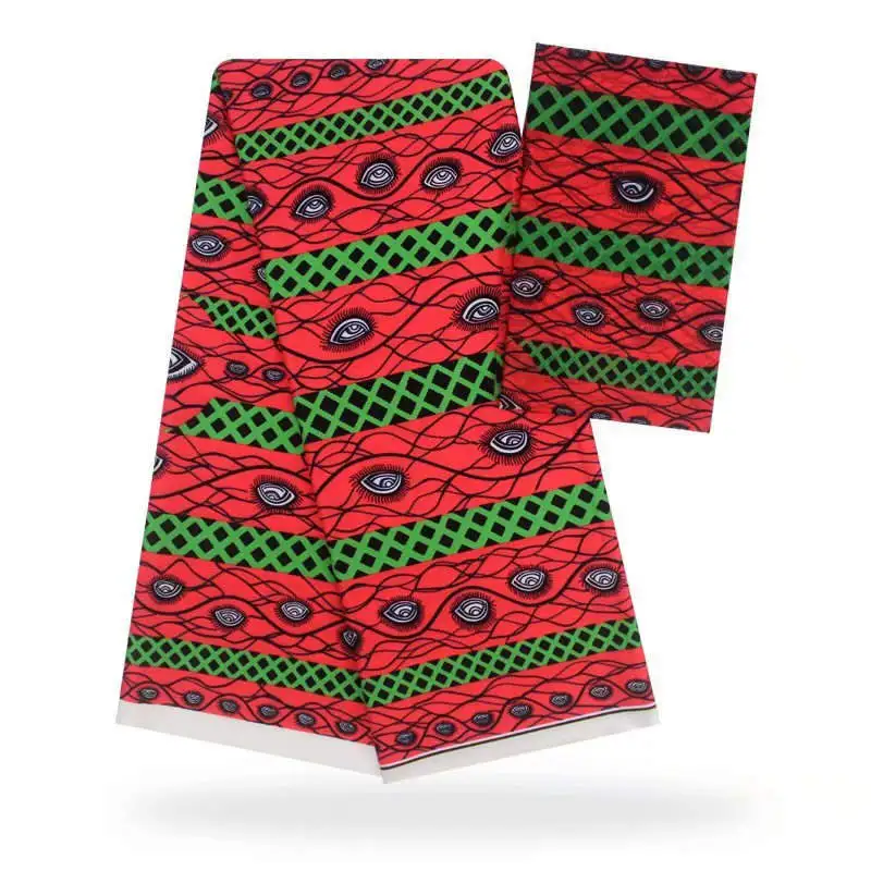 Hot sale Gahna Style satin silk fabric with organza African wax design! J61785
