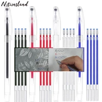 heat erasable pens fabric marking pens with 20 refills for quilting dressmaking tailors chalk pencils chalks sewing supplies