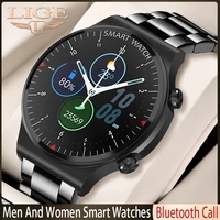 lige 2022 new bluetooth call men smart watch full touch fitness tracker blood pressure smart clock men and women smartwatches