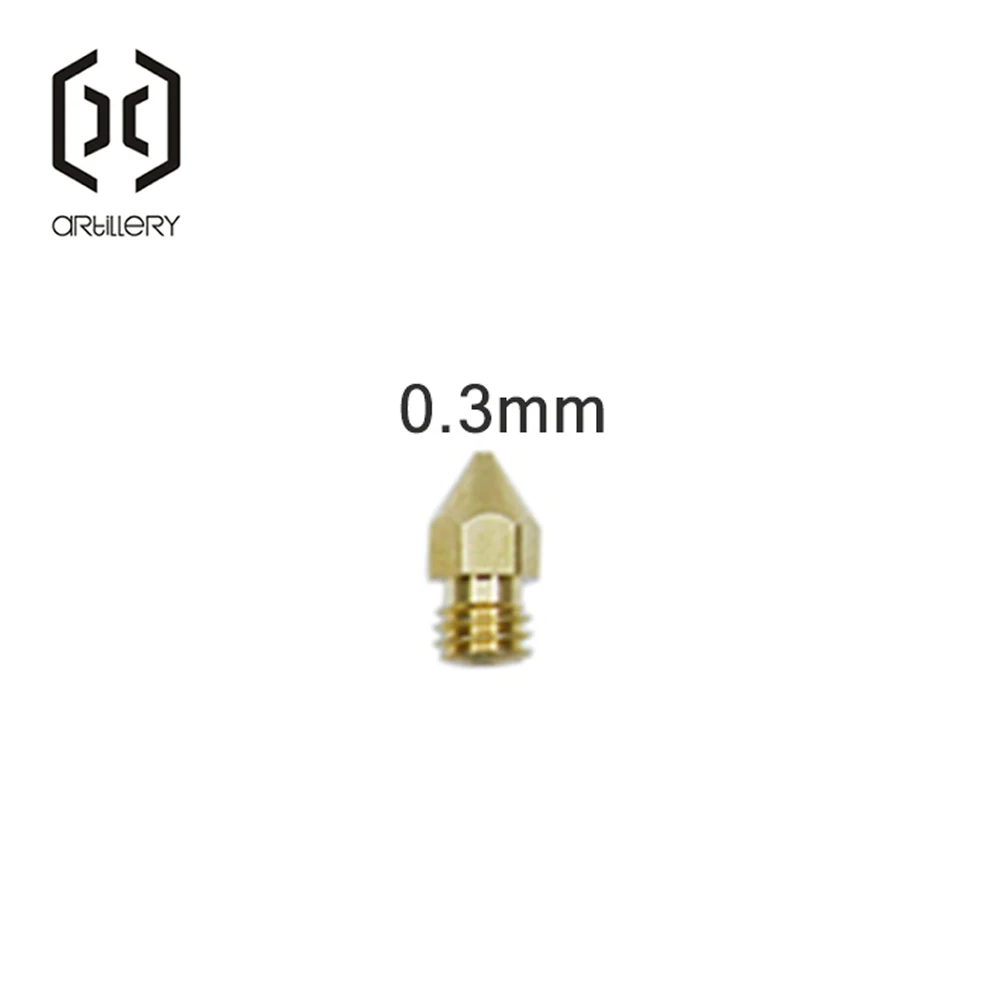 Сопло для 3D-принтера Artillery Hornet 10 шт./0 2/0 3/0 4/0 5/0 6 мм MK8 подходит наполнителя 1 75 -