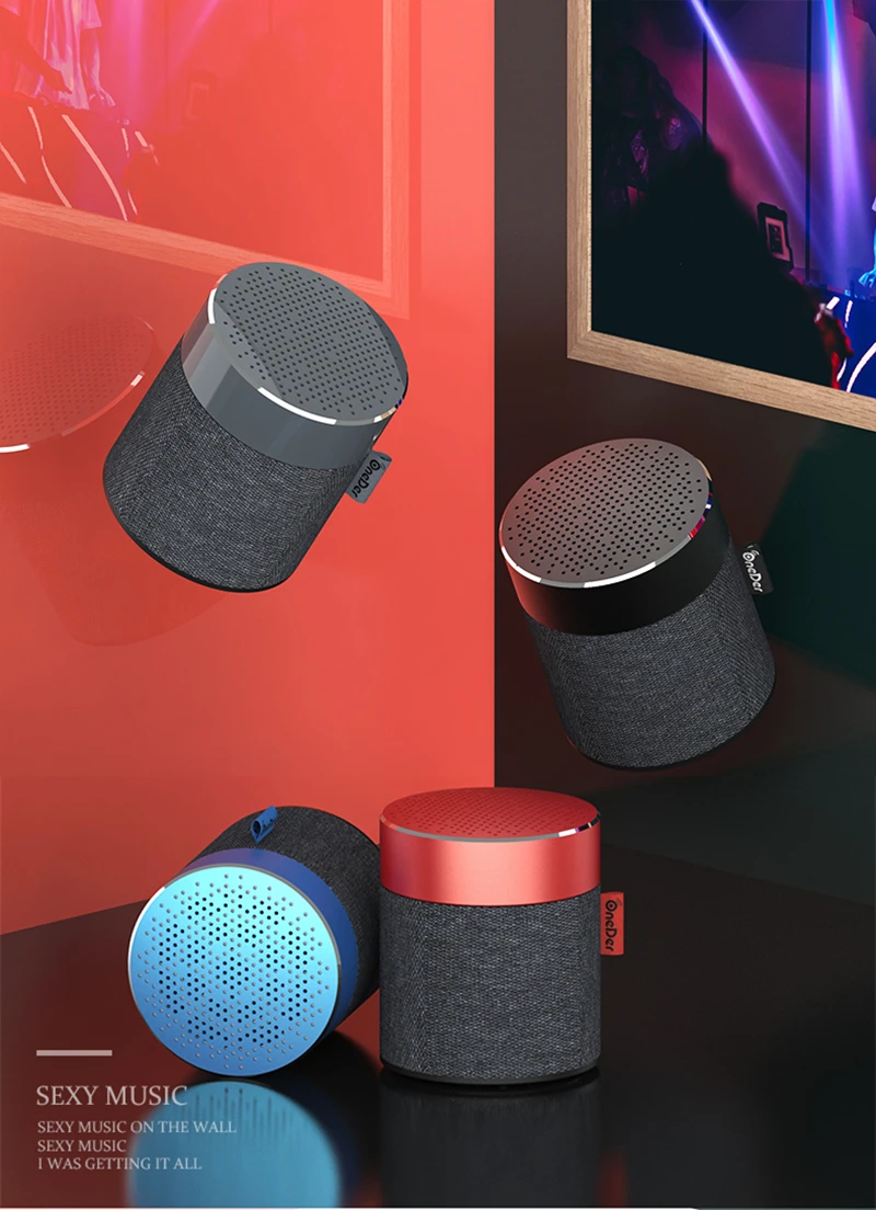 Laiyiqi colunas тканевый дизайн Bluetooth BT динамик ткань микрофон Портативная колонка