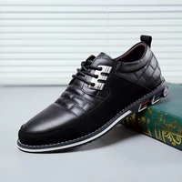 2021 mens casual business leather shoes 38 48 soft non slip rubber leather loafers mens casual shoes