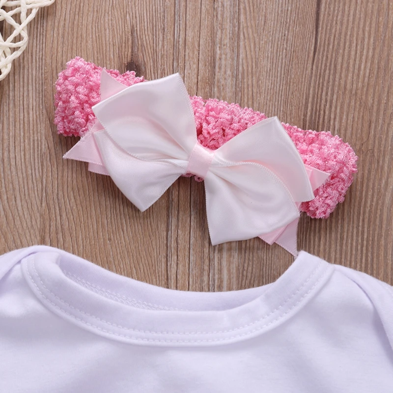 3 предмета новое боди с короной для маленьких девочек повязка на голову