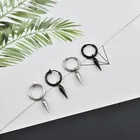 Мужские серьги-гвоздики из нержавеющей стали в стиле гранж-стиле