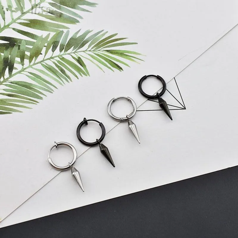 Оригинальный ea для мужчин Нержавеющая сталь Мода кулон серьги ребята серьга