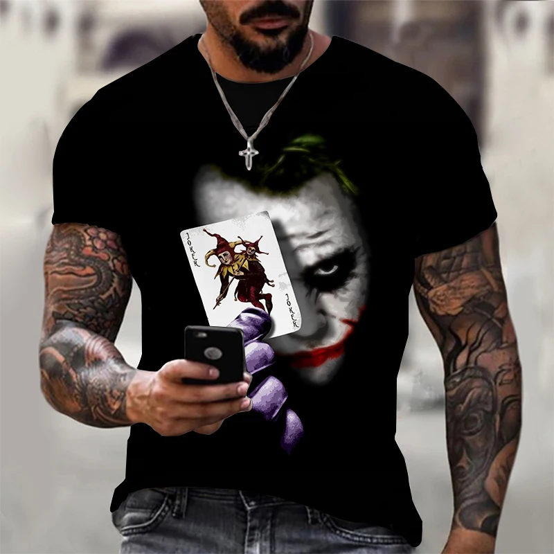 

2021 New Summer Fashion T Shirt for Men Women's t-shirt Clown 3D Casual Oversized T-shirt Short Sleeve Top Girls Clothes XXS-6XL