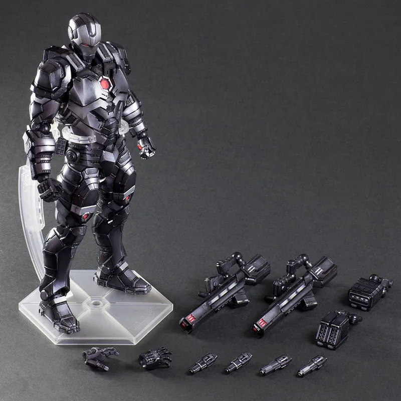 Marvel Comics Play Arts Kai 25 см военная машина Железный человек супер герой ПВХ Фигурки