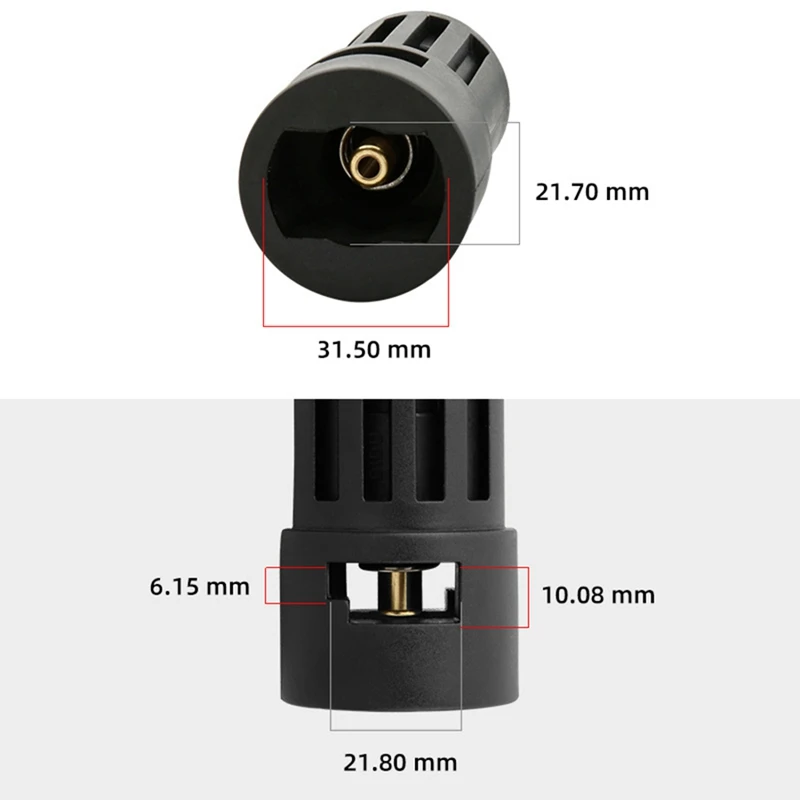 New-Compatible Pressure Washer Adapter Replacement for Karcher Power Accessory 1/4 Inch Quick Connect | Дом и сад