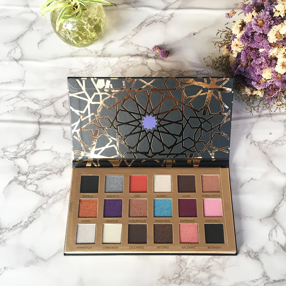 Тени для век 36 цветов мерцающие тени матовые стойкие цвета компактная пудра