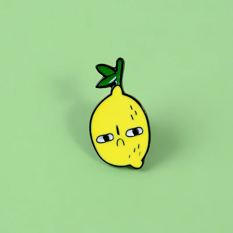 Фрукты лимон эмаль булавка кислота выражение жалобы рот потоотделение Зеленый