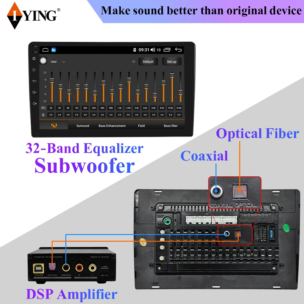 Автомагнитола на Android с GPS для Mitsubishi ASX 2010-2016 мультимедийный плеер беспроводной