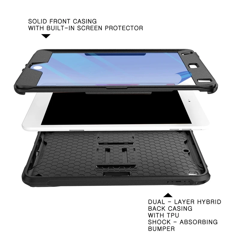 Чехол для iPad Mini 4 чехол планшетного ПК ударопрочный защитный из ТПУ с карманом