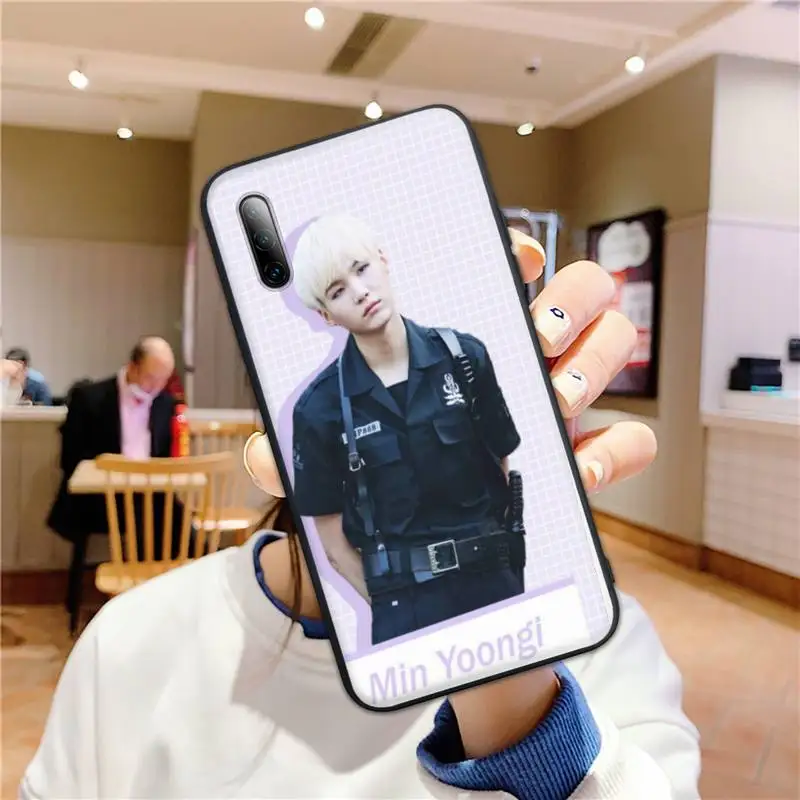 

Jimin suga Min Yoon Gi Bangtan Boys Phone Case for Huawei P9 p10 p20pro p30lite p30pro p40pro p40lite SMART2019 Funda capa