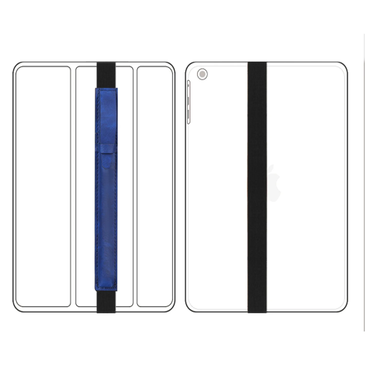 Кожаный чехол для Apple Pencil сенсорного экрана держатель планшета защитный iPhone iPad