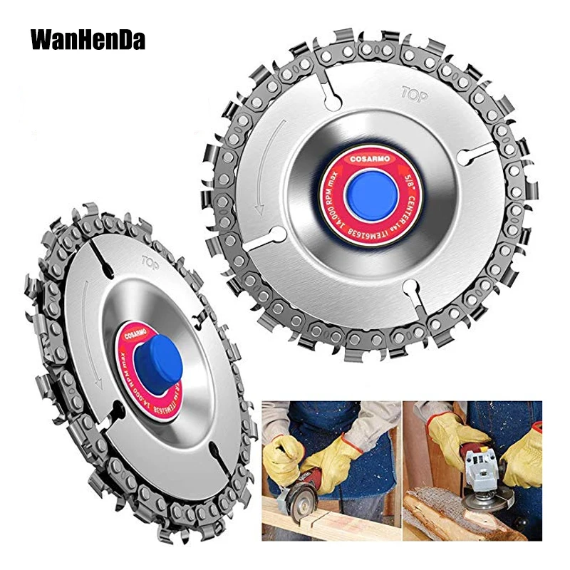 Новый 4 дюйма/5 дюймов шлифовальник диск и цепи 22 зуб тонкой абразивные отрезные