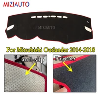 car dashboard cover mat for mitsubishi outlander 2014 2018 3rd dash mat pad sun shade dash board cover instrument platform