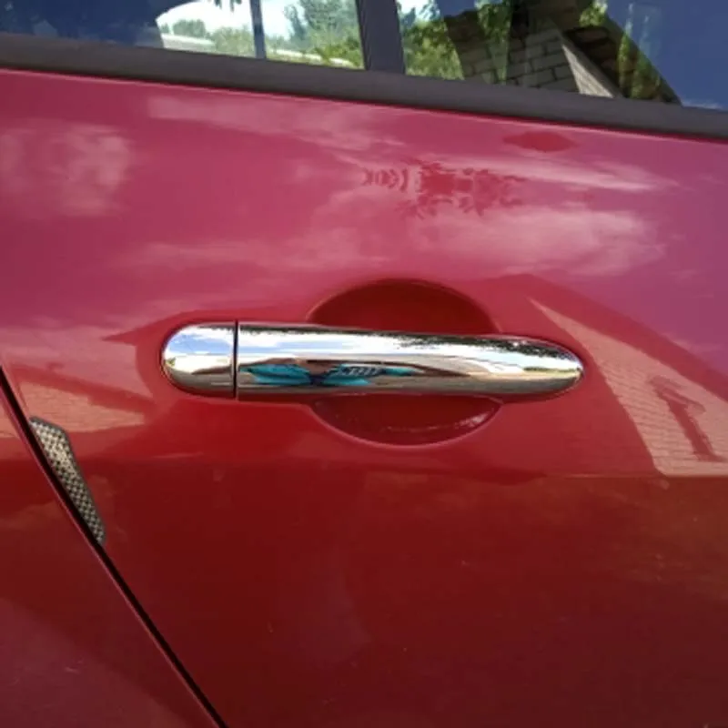 Для Renault Megane ii 2 MK2 2002 2003 2004 2005 2006 2007 2008 ABS хромированные дверные ручки крышки Накладка