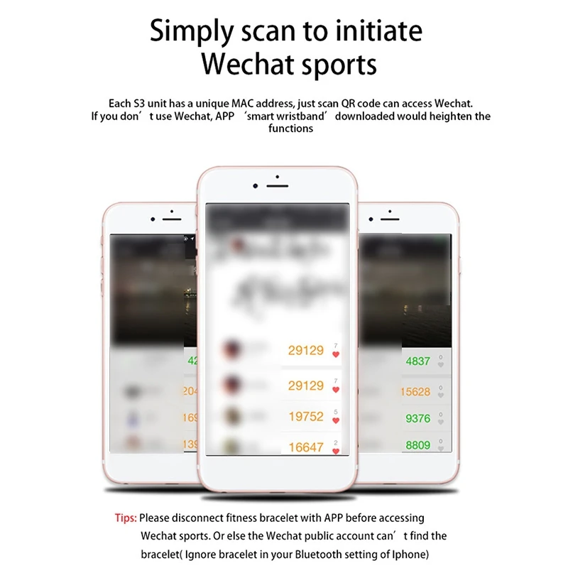 Смарт-часы S3 для женщин и монитор сердечного ритма шагомер фитнес-браслет Bluetooth