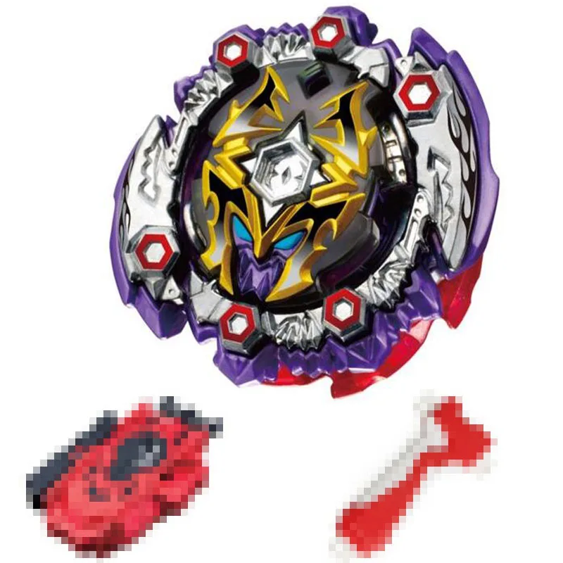 

B-X TOUPIE BURST BEYBLADE B-125 Booster Vol.12 01 CONFIRMED DEAD HADES.11T.Z' With Grip LR Launcher