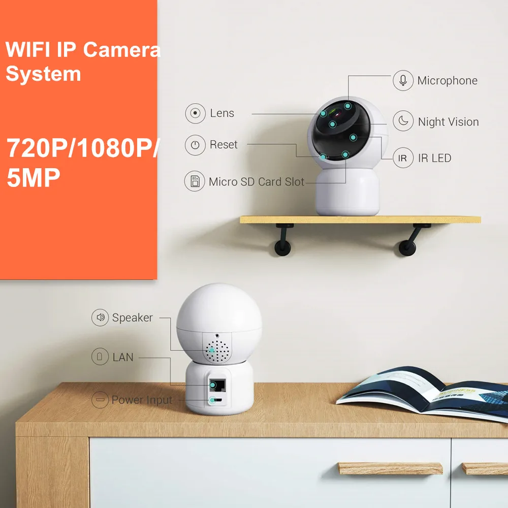 Ip камера видеонаблюдения 1080P 3 Мп Wi Fi|Камеры видеонаблюдения| |