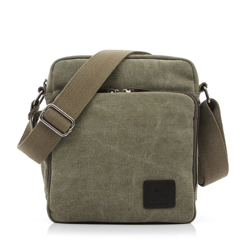 2021 new Korean canvas diagonal bag men's fashion outdoor multifunctional shoulder bag wallet canvas bag