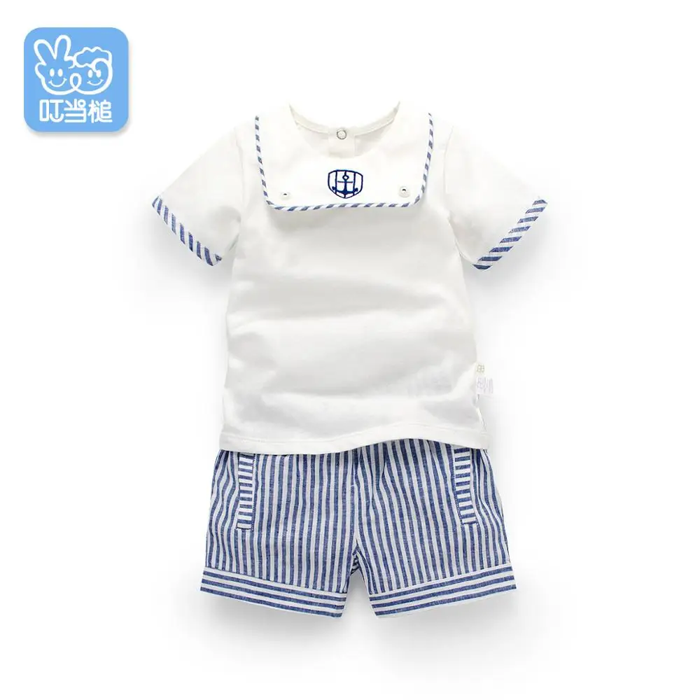 Baby Boy Clothes Summer Newborn Boys Set Cotton Clothing Suit (Shirt+Pants) Infant Set(0-4 Years) | Детская одежда и обувь