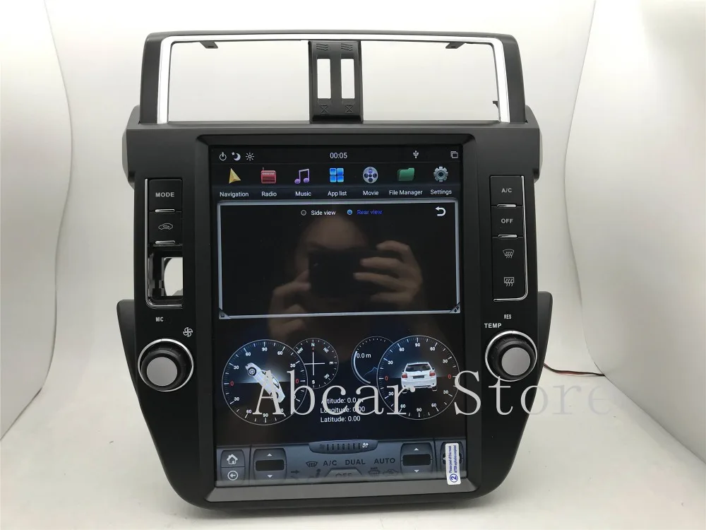 12,1 ''Tesla стиль Android 8,1 автомобильный dvd-плеер gps навигация для Toyota Land Cruiser Prado 150- стерео радио ips px6