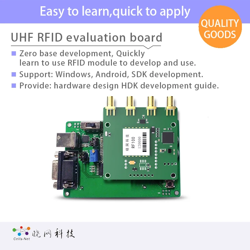 RF100Z-4A-TTL(Without antenna) Evaluation Kit for long distance UHF high frequency RFID module