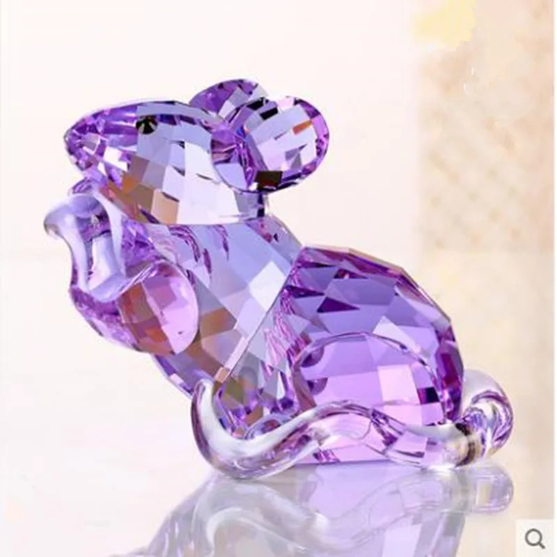 2020 хрустальные украшения в виде мыши безделушки со знаками Зодиака Креативные