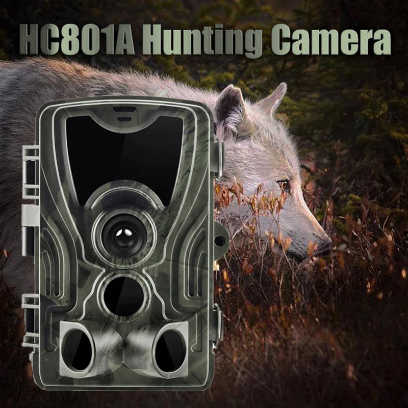 

Sunte HC801A Trail Cameras 0.3s Trigger Time Night Version Photo Trap 16MP 1080P IP65 Wildlife Hunting Camera Surveillance Cams