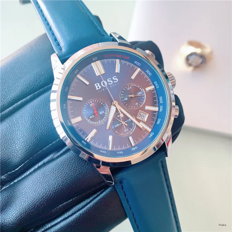 

2021 new men's Quartz full function high grade wristwatch business wristwatch waterproof wristwatch