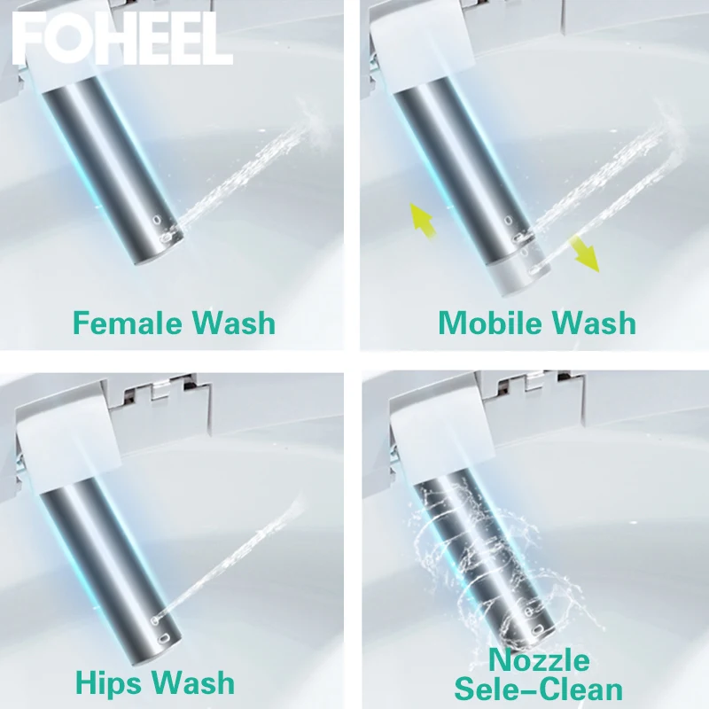 Умная крышка для унитаза FOHEEL wc Auto SPA умная ручка HD светодиодный дисплей чехол