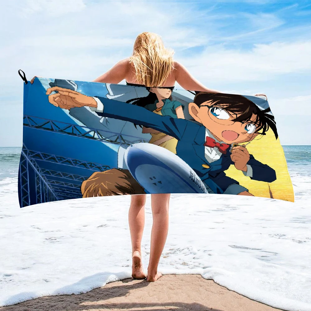 Банное полотенце в стиле аниме для обнаружения пляжное женская шелковая длинная