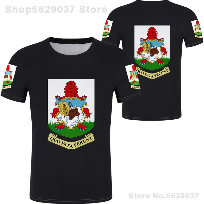 Бермуды футболка Бесплатная изготовление под заказ имя diy номер бен с красным