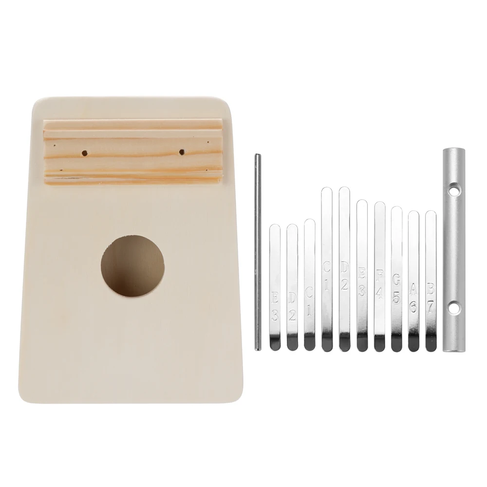 Простая сборка Kalimba ручной работы DIY комплект деревянный палец «пианино для больших пальцев» детский музыкальный инструмент