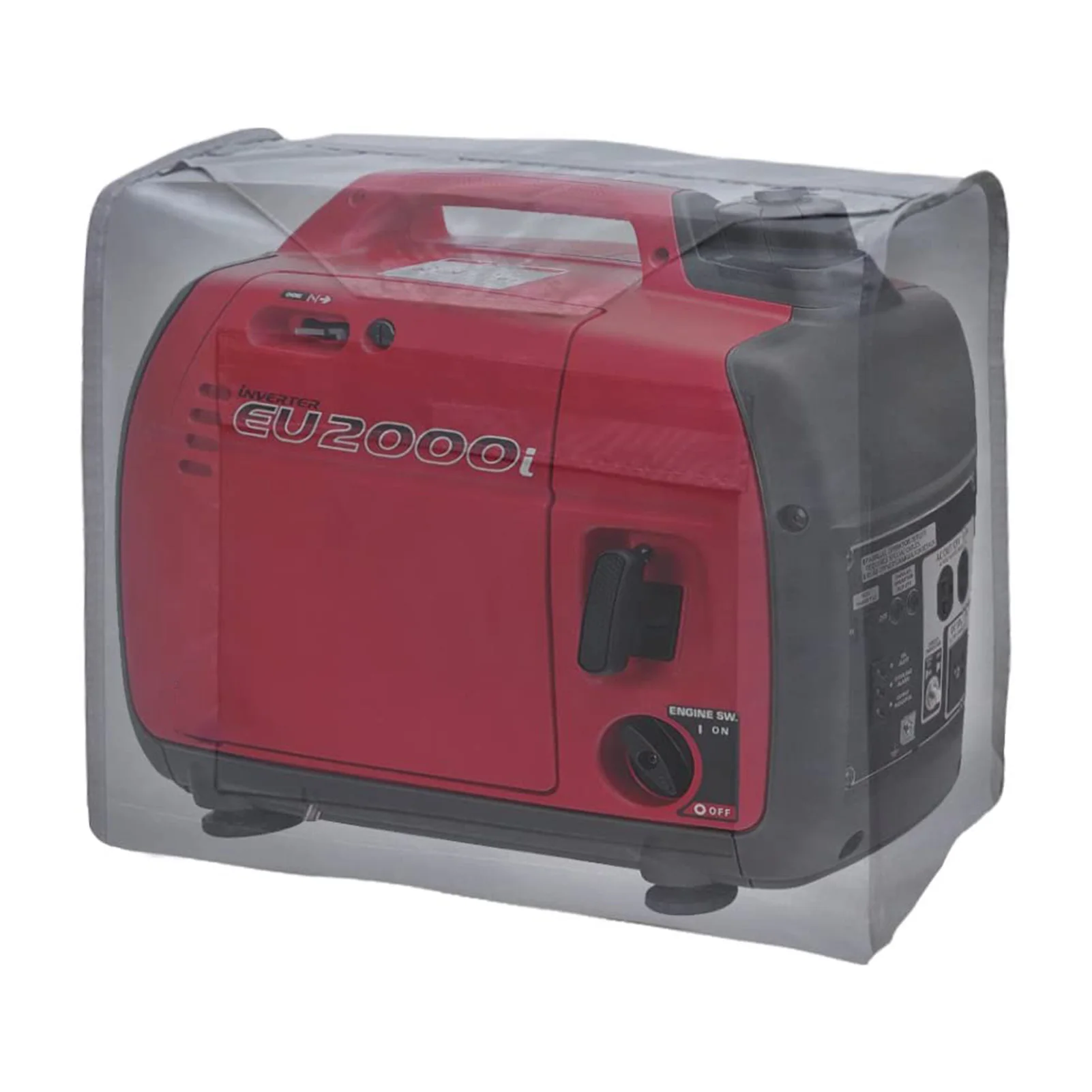 Ветрозащитный чехол для генератора черного цвета тент водонепроницаемая ткань