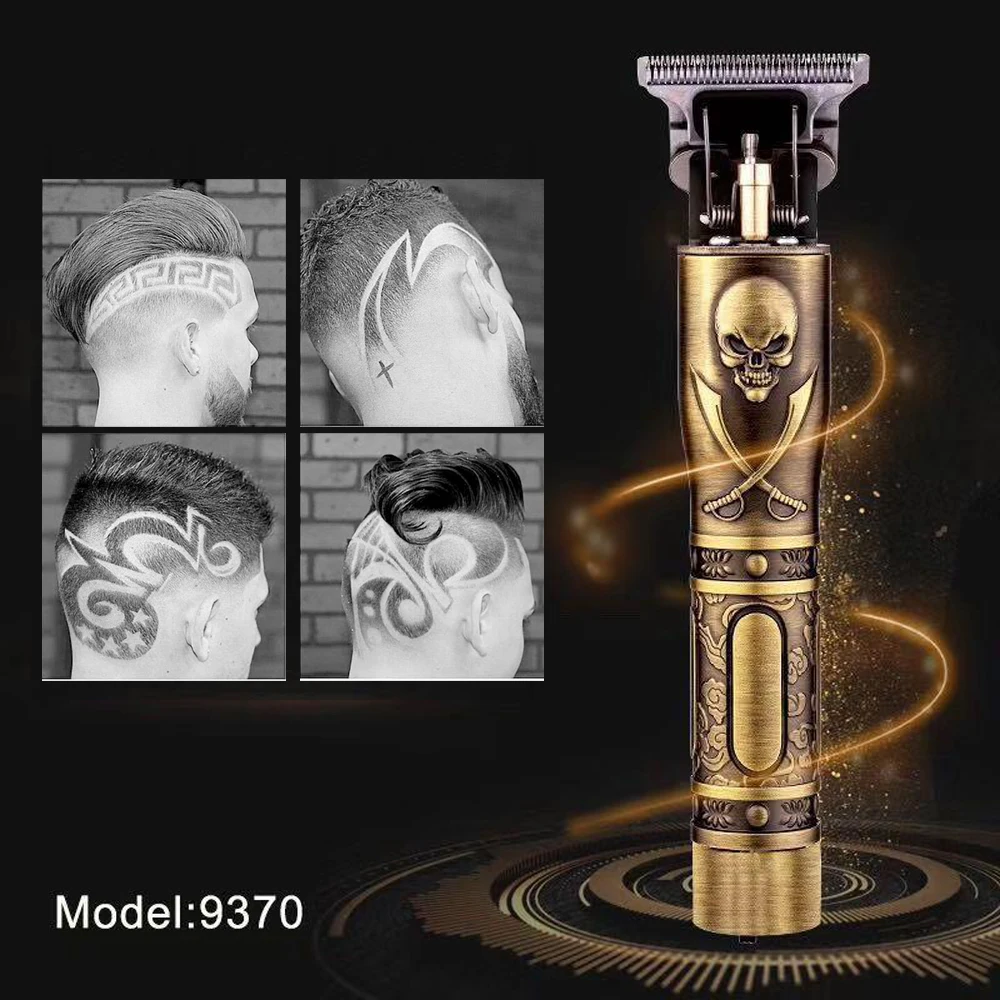 Винтажный беспроводной триммер для волос PULIS профессиональная электрическая