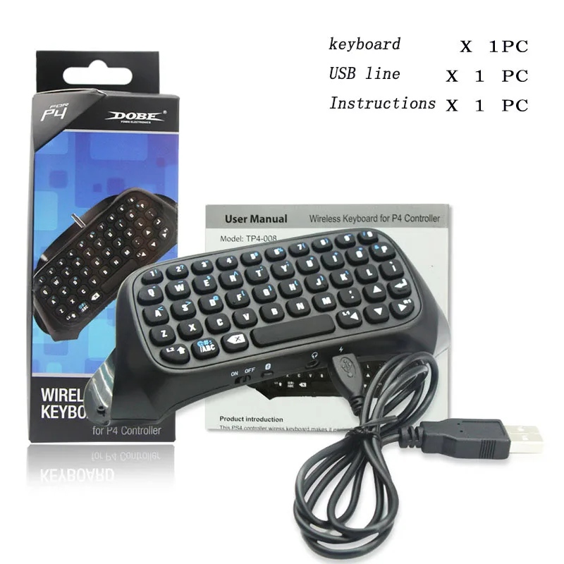 Bkscy игровая клавиатура Мини Bluetooth Беспроводная Клавиатура Chatpad идеально подходит