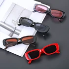 Солнцезащитные очки в винтажном стиле UV400, небольшие квадратные модные, прямоугольные, в стиле ретро, с защитой от ультрафиолета, аксессуары для путешествий, 1 шт.
