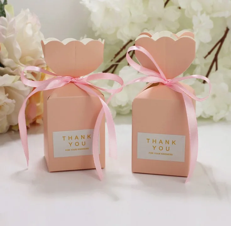 Pink 2 10 шт многоцветная коробка для свадебного торжества и сумки сладкие подарочные коробки для конфет для свадьбы детский душ День рождения сувениры для гостей вечерние - Цвет: Pink 2